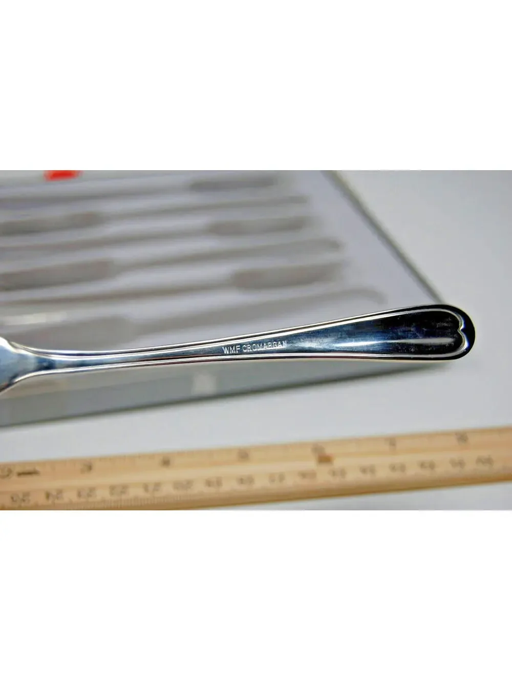 Nurnberg WMG Cromargan 6 Small Cake Forks Stainless Steel 18/10 in Box 6.25