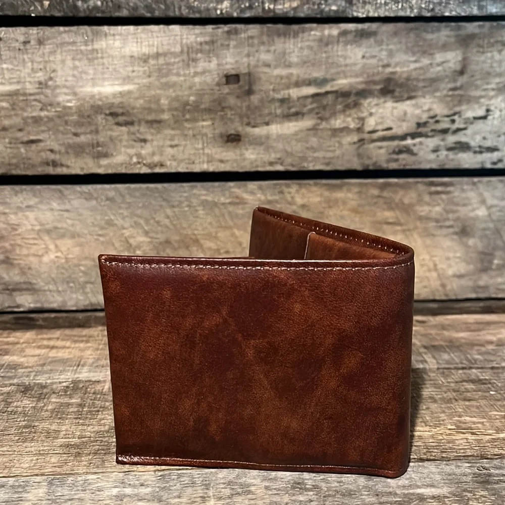 💙💚Vintage ‘60’s-70’s Rolf’s Tri-Fold Leather Wallet New Condition