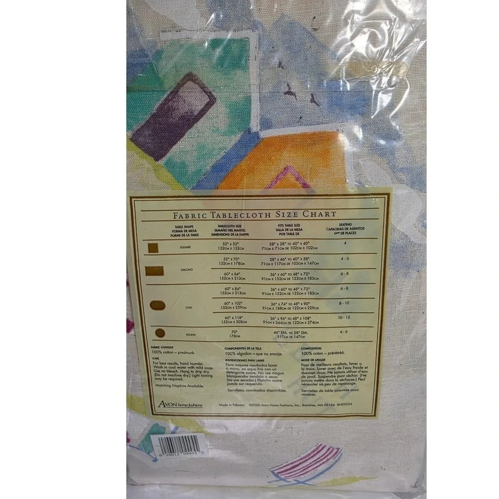Sunweave fabric tablecloth