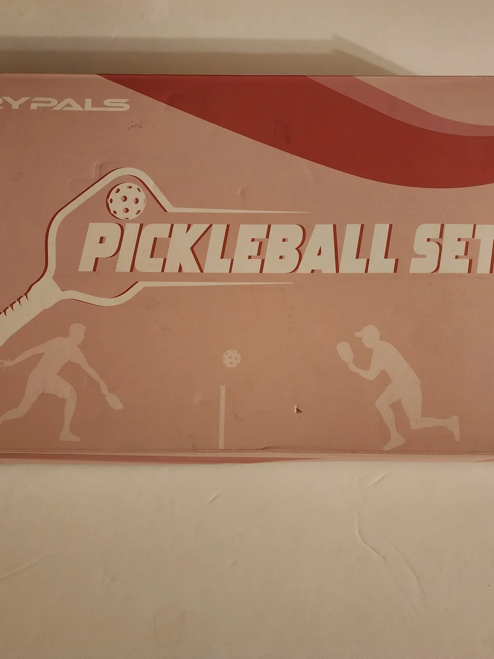 Pickleball Set Wall Art - Pink Graphic Print