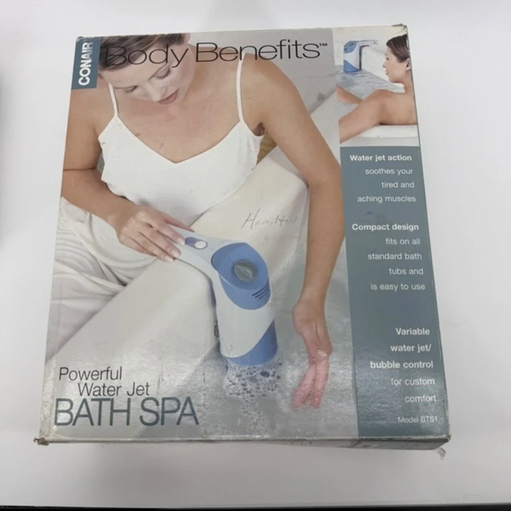 Vtg '04 Conair Body Benefits Powerful Water‎ Jet Bath Spa Model BTS1SE Sears