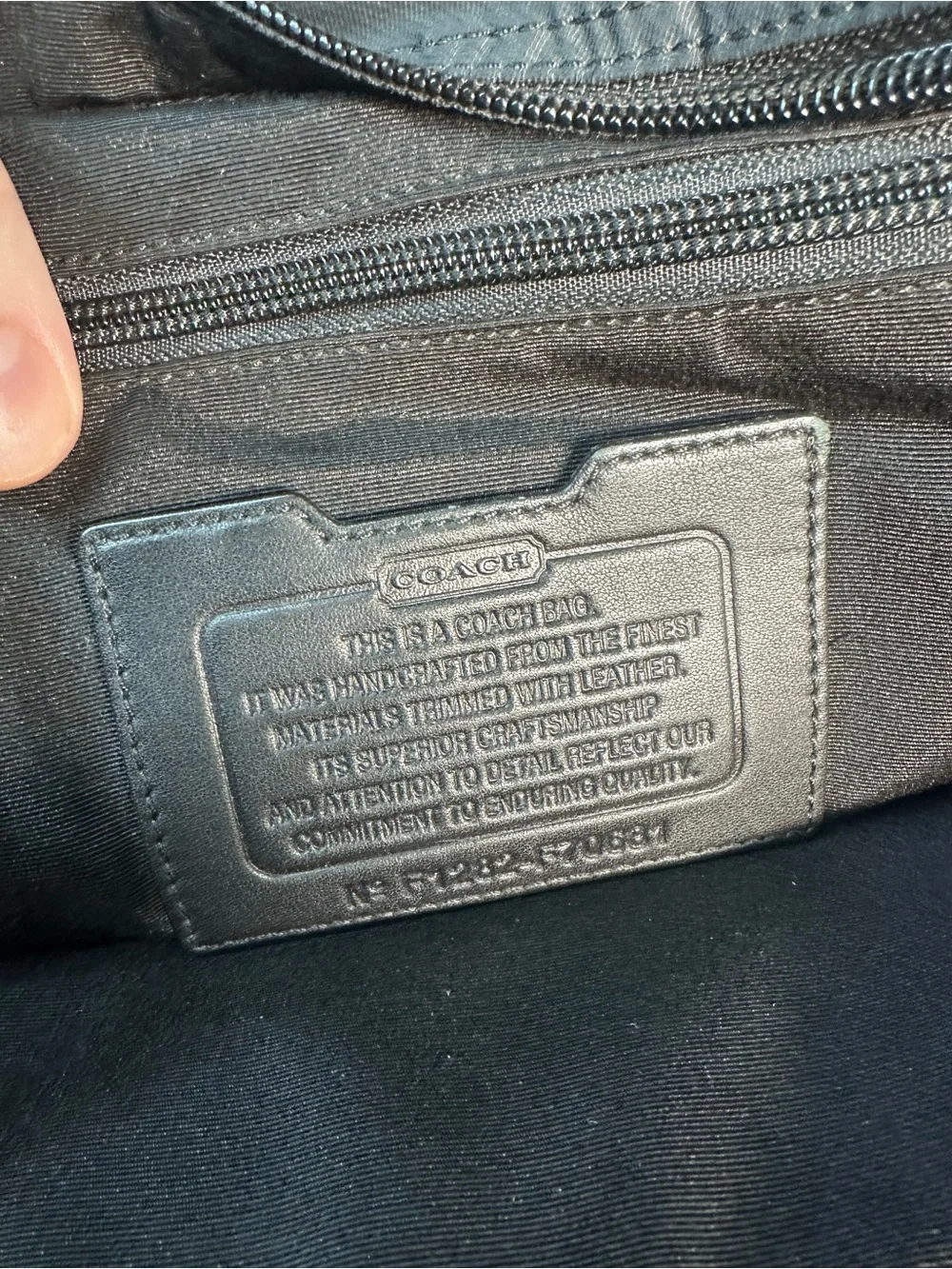 Coach authentic varick
