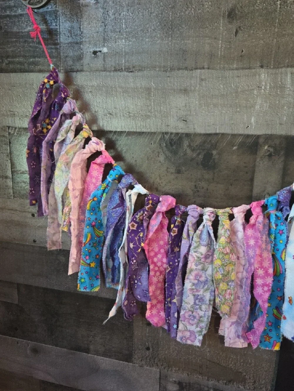 Handmade colorful fabric