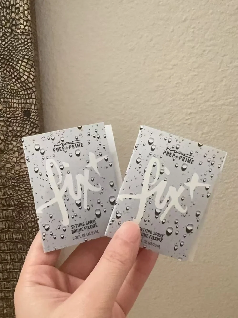 2X MAC Fix PLUS Skin Mist Makeup Setting Spray Deluxe Sample