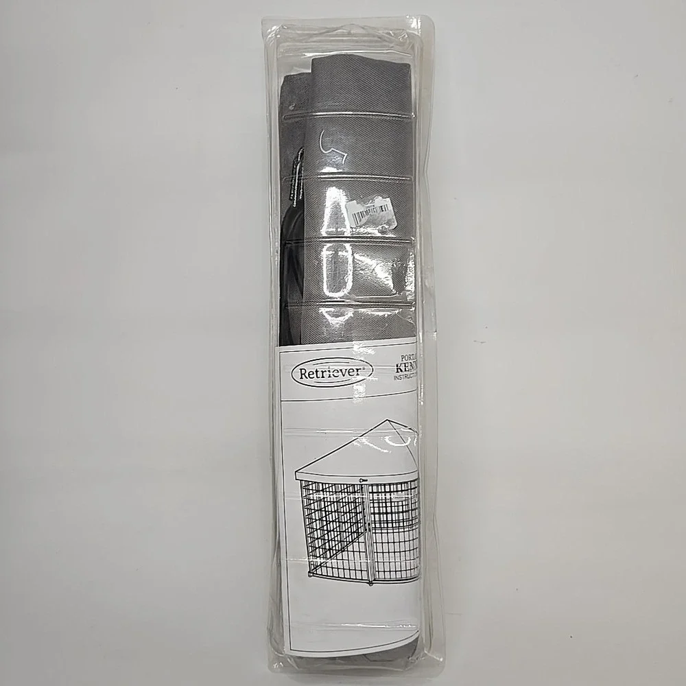 Retriever Portable Dog Kennel Replacement Canopy ROOF‎ COVER ONLY Grey 1201551