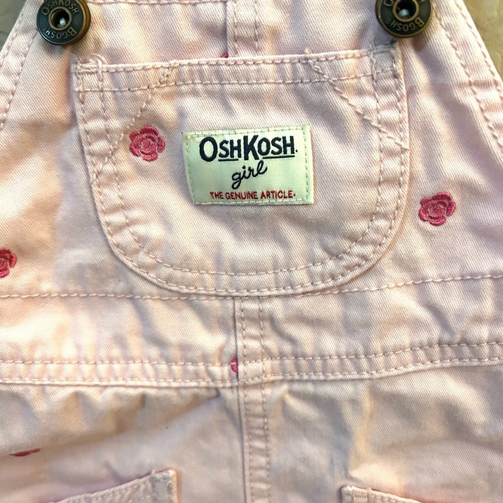 OshKosh B'gosh Light Pink Overalls Dress