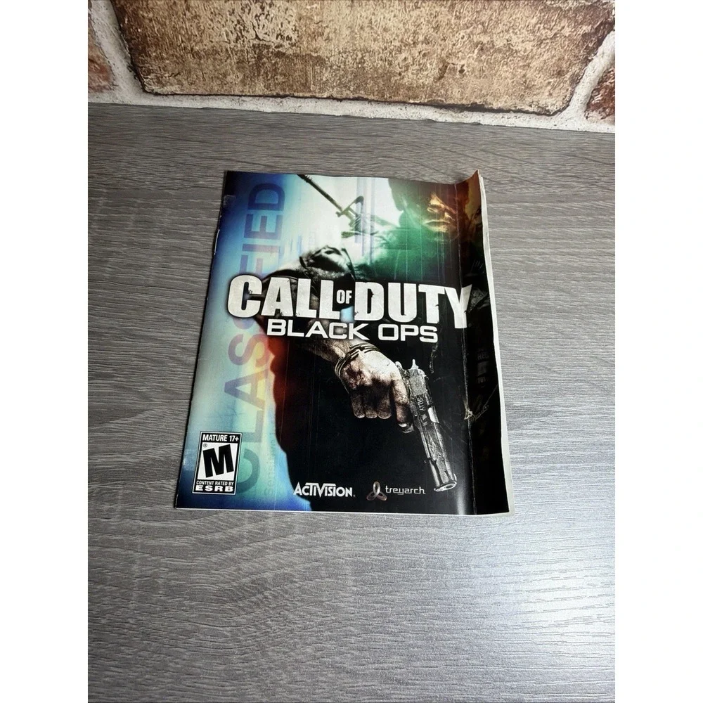 (Manual Only) Call of Duty Black Ops Sony Playstation 3 Excellent‎ Original