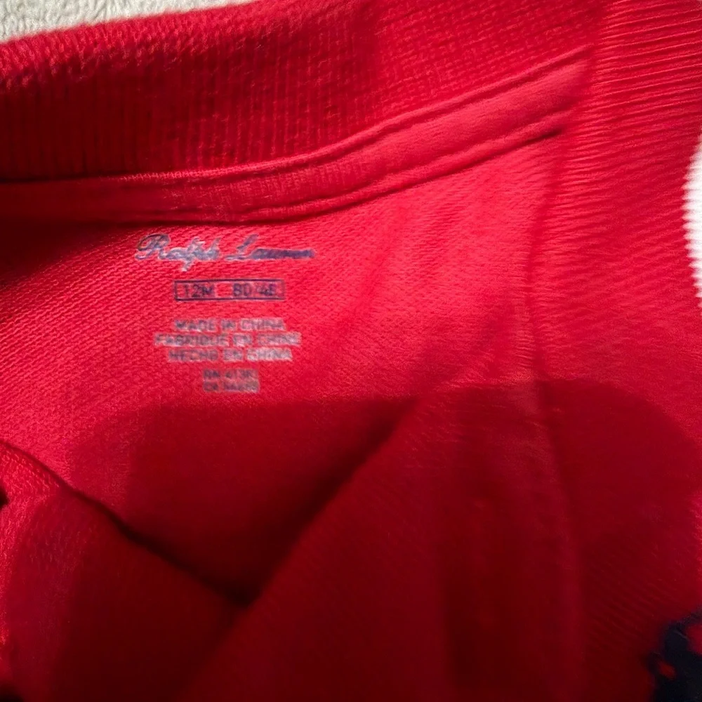 Ralph Lauren cozy red