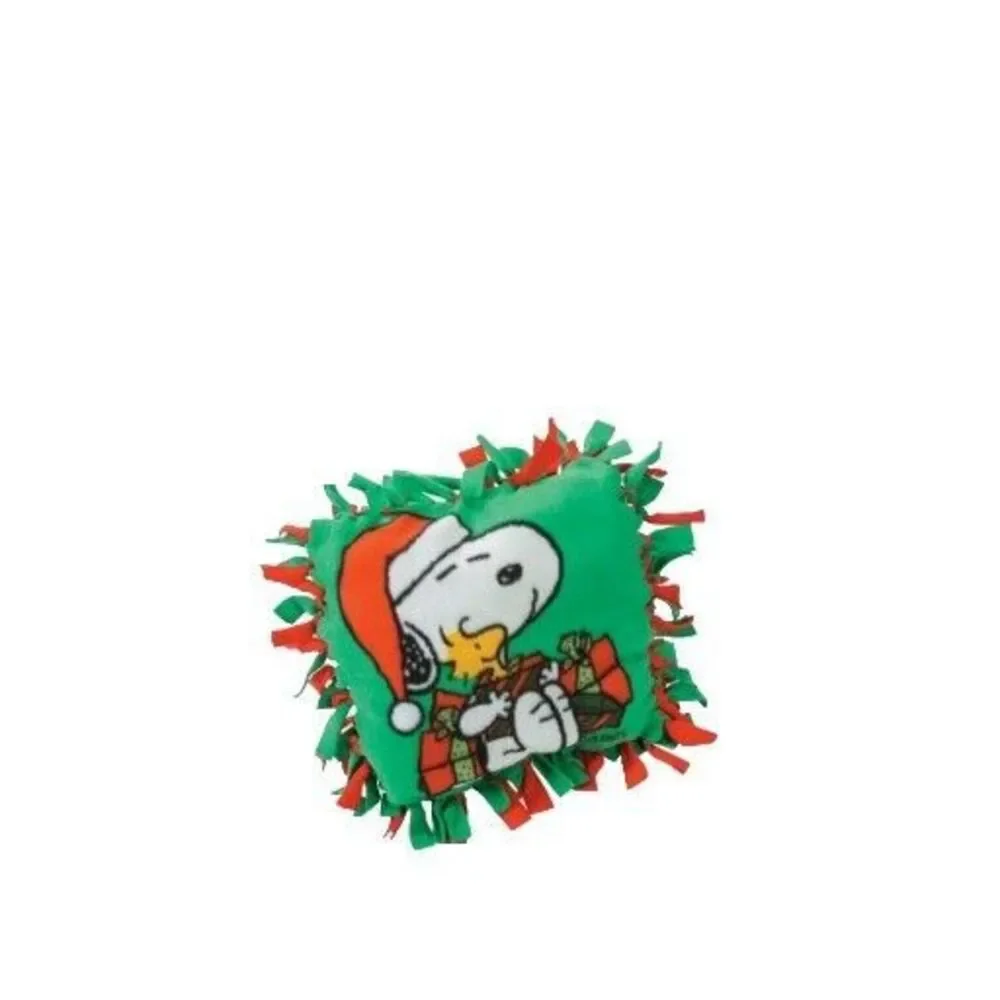 Cute Peanuts Snoopy Woodstock Christmas Fleece Tied Pillow‎ Craft Kit