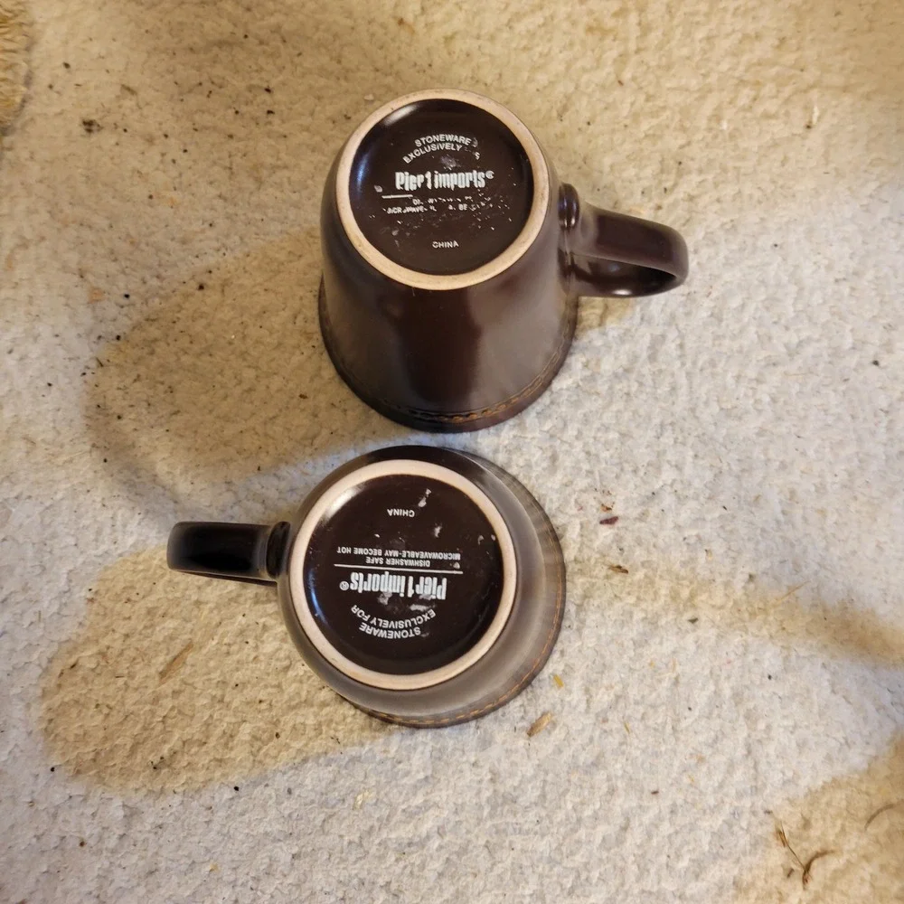 Pier 1 stoneware coffee