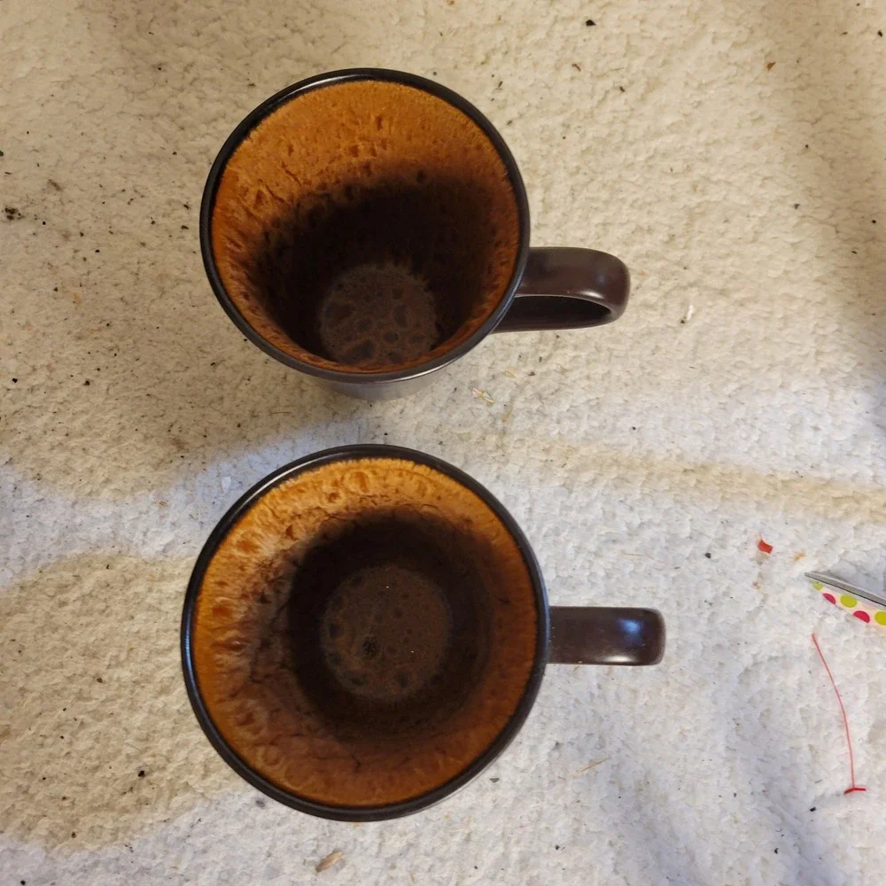 Pier 1 stoneware coffee