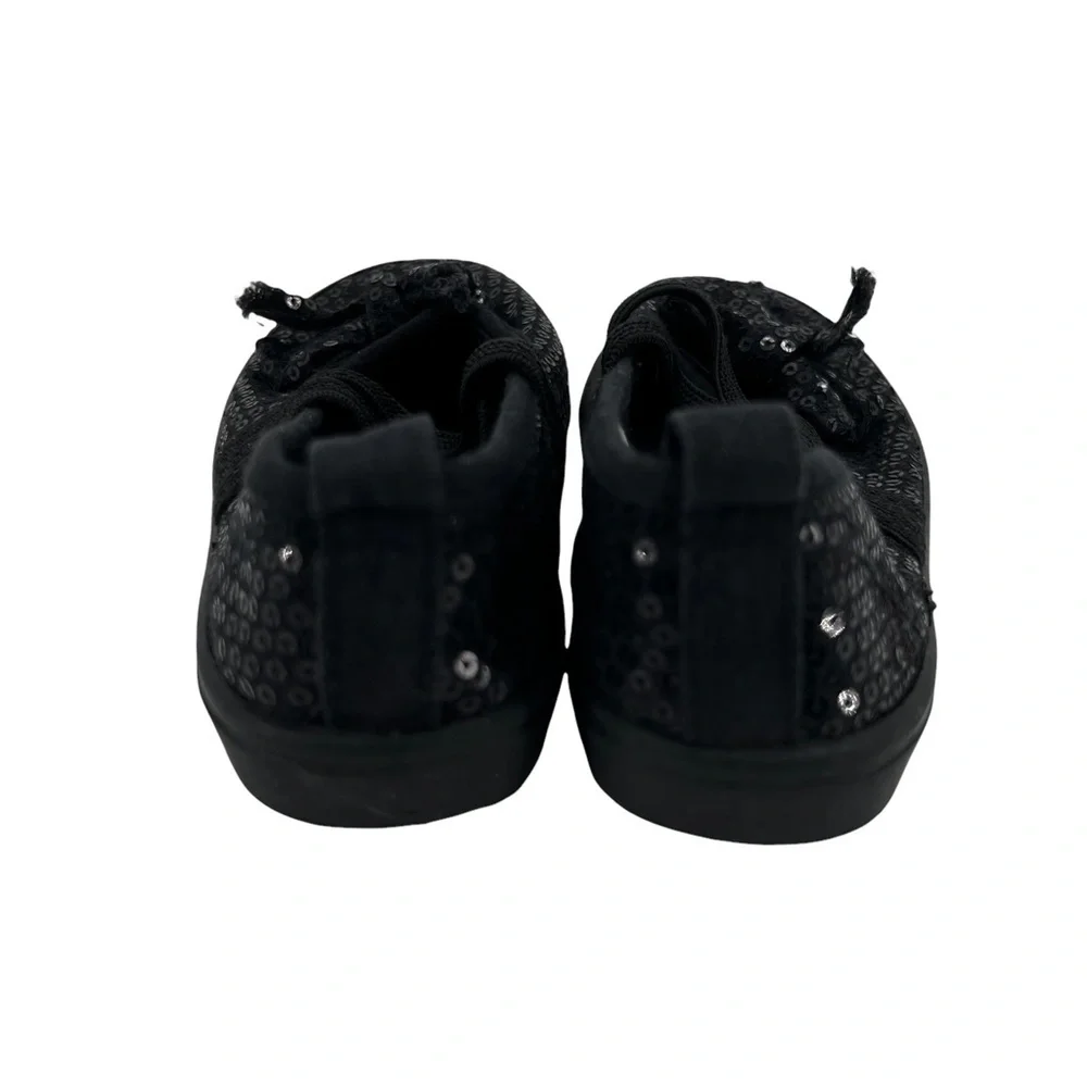 Chatties Black Sequin Shimmer Ballet Flats Size 7/8 Toddler Girl’s