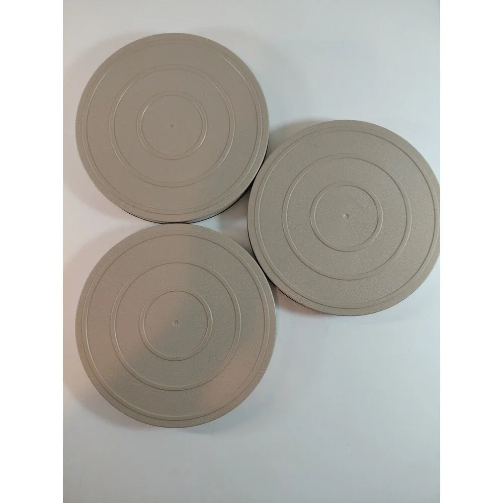 Vintage Sears Du-All 8mm Film Reel & Can Set - Lot of 3 Empty Movie Storage