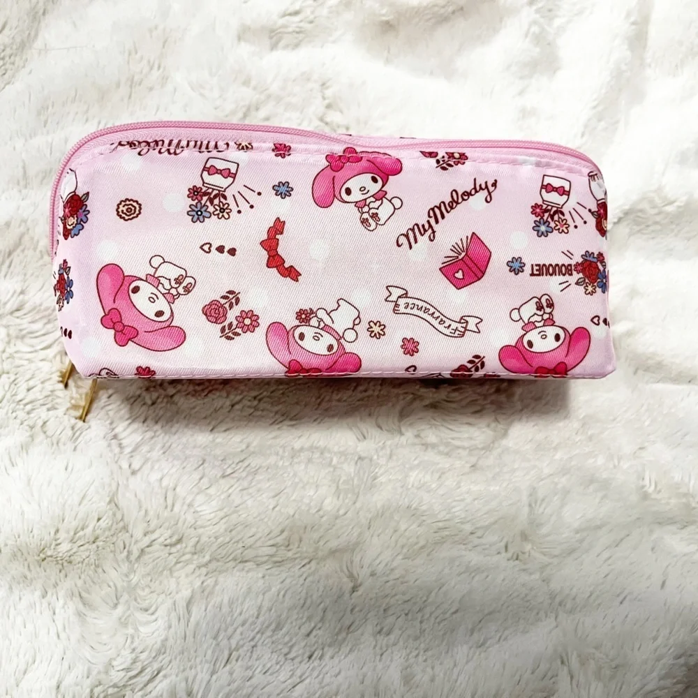 Sanrio My Melody Pink Pencil Case Makeup Case Cute Make Up Bag