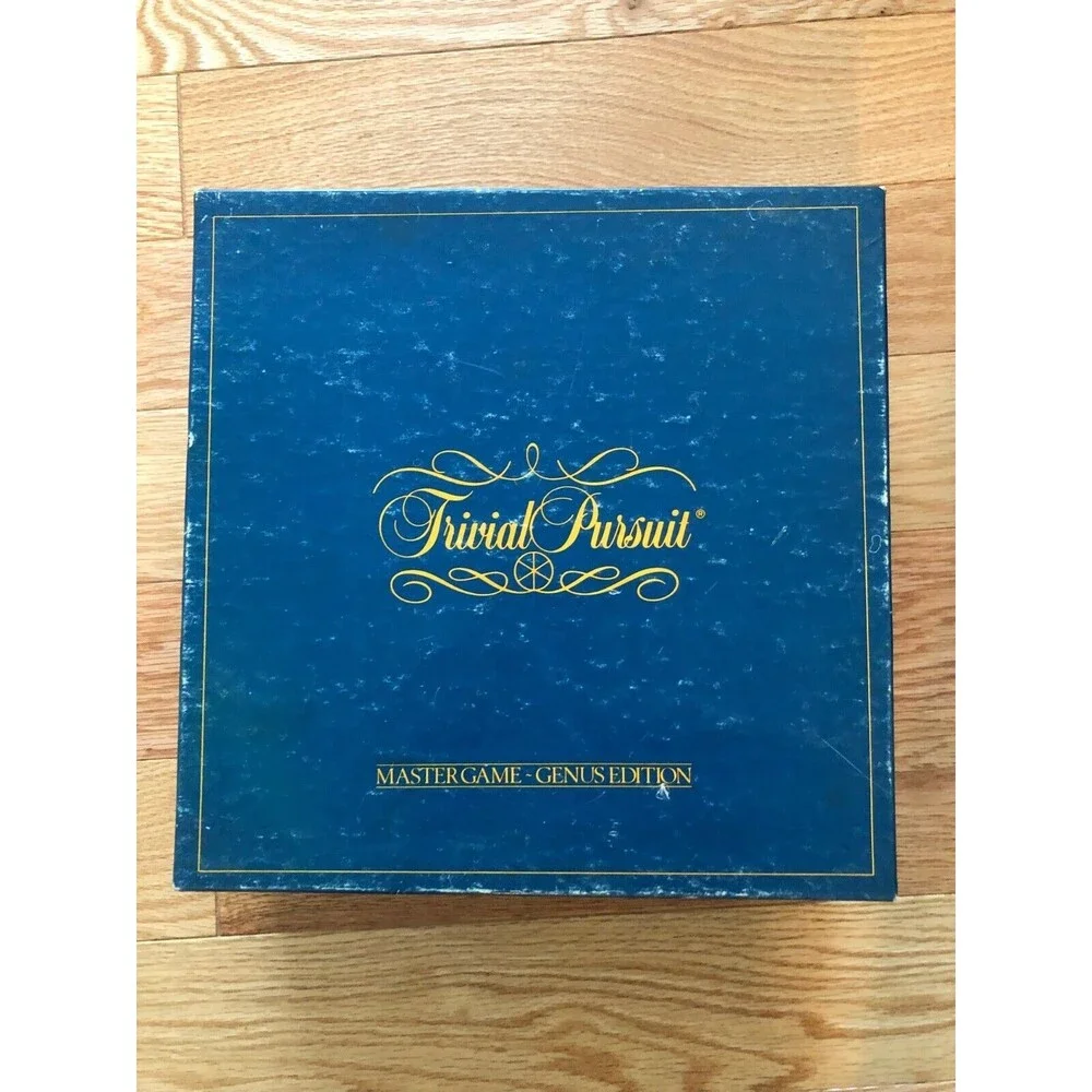 Trivial‎ Pursuit Master Game Genus Edition 1981 Genius Trivia Original Vintage
