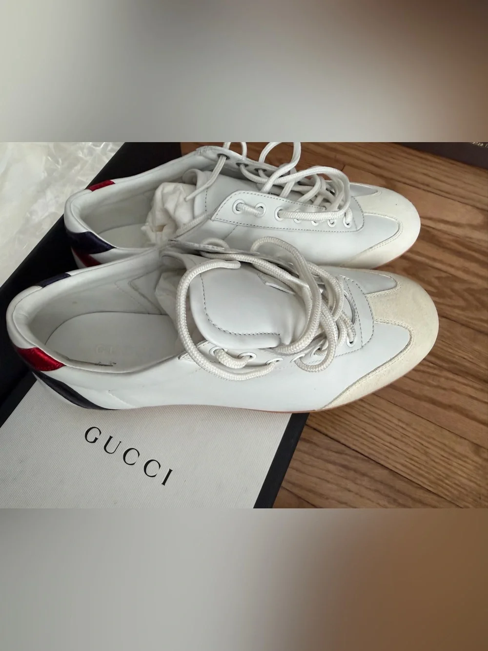 Gucci padded white