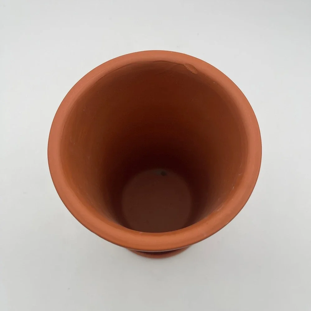 Unbranded terracotta wine