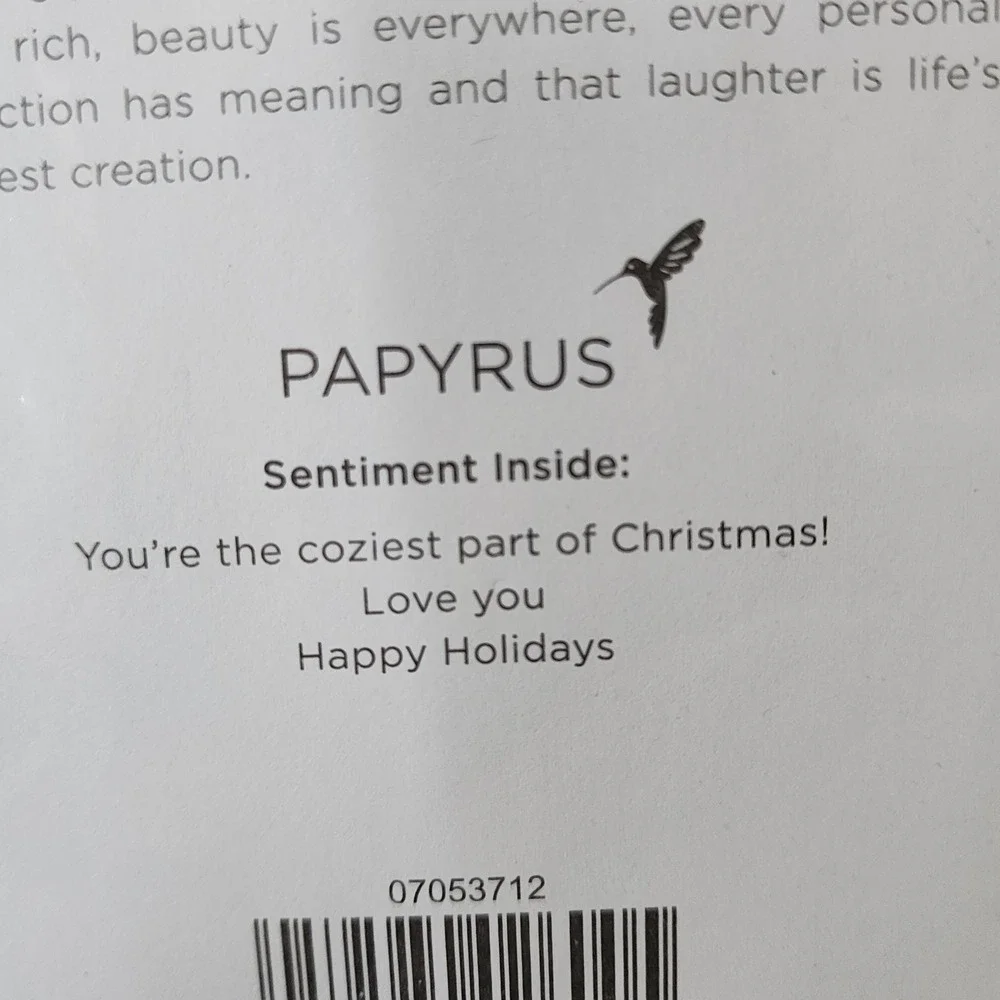 Papyrus christmas card