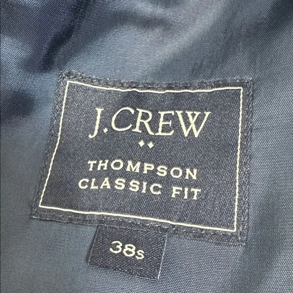 J.Crew Classic-fit Thompson worsted wool suit jacket Marina Blue 38S