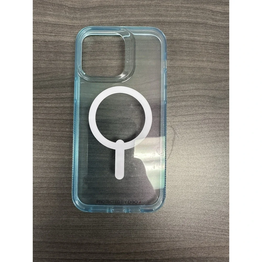 For Apple iPhone 17‎ 16 15 14 Pro Max Mag Safe Clear Blue Phone Case Shockproof