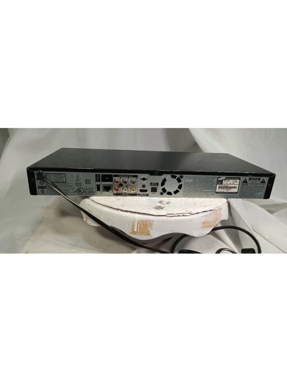 Samsung BD-P1600 Blu-Ray DVD CD Player 1080p Full HD HDMI USB Black Tested