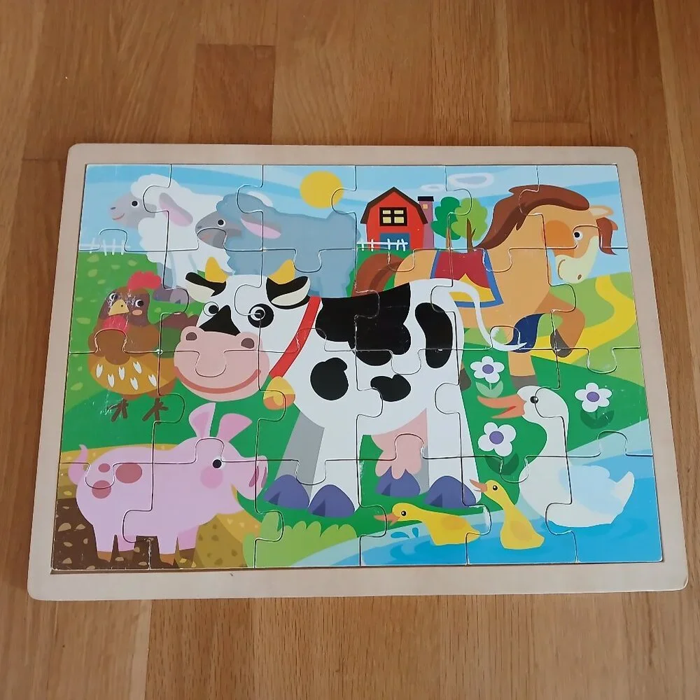 Creatology wooden puzzle