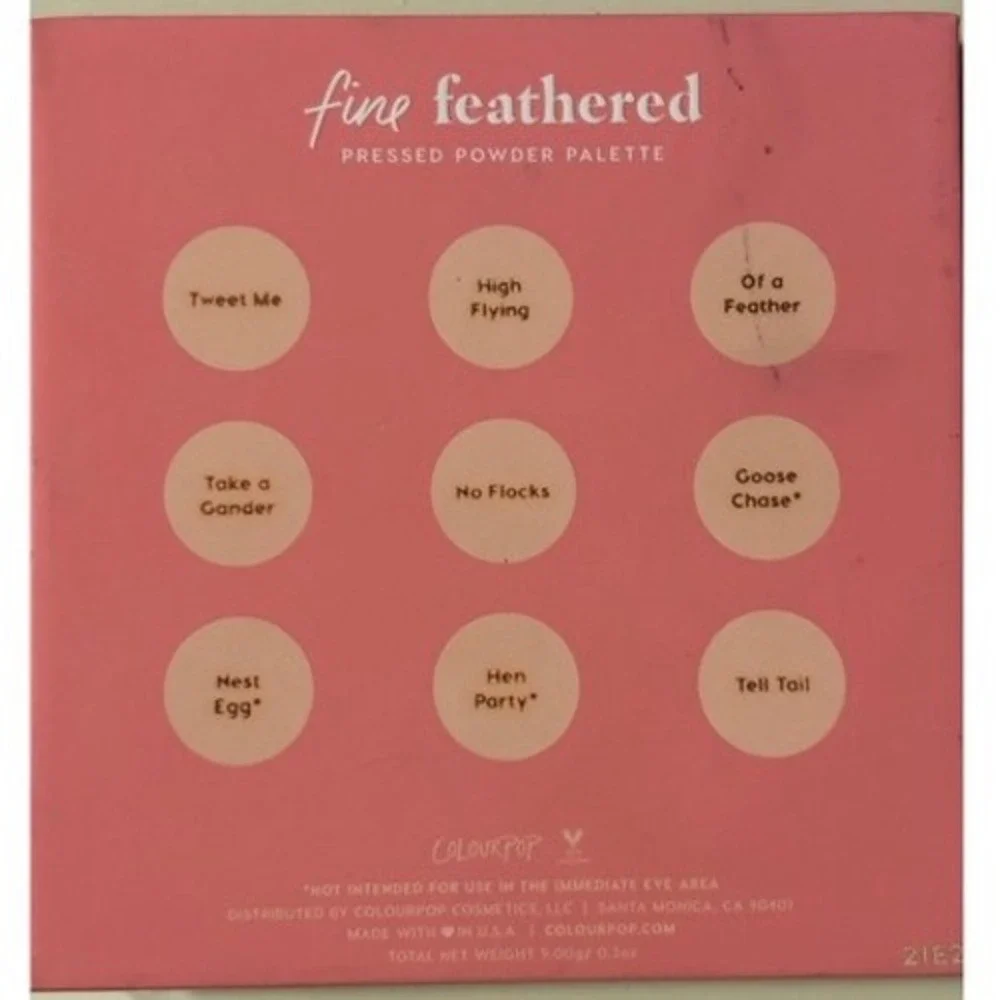 Colourpop fine feathered