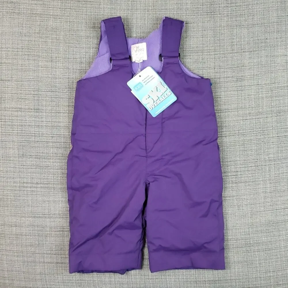 The Children's Place purple‎ ski overalls 6-9 month