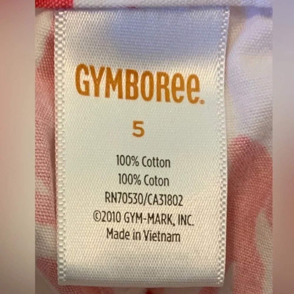 Gymboree coral white