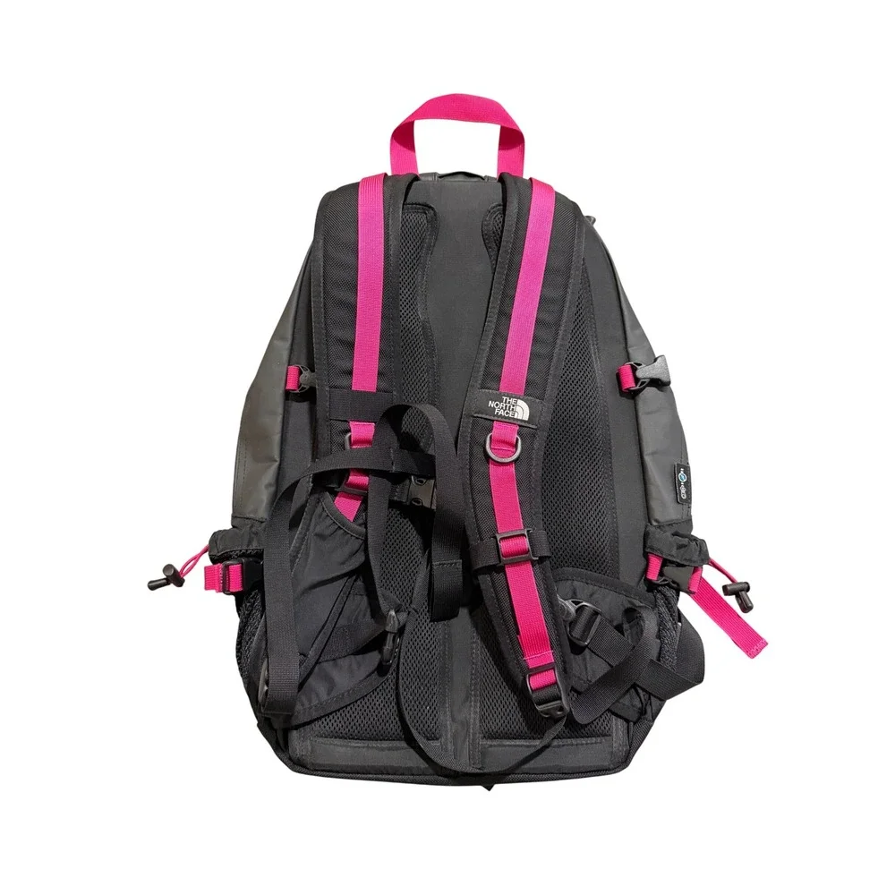 The North Face Hot Shot Backpack Black Unisex OS Grey Yellow Pink Technical