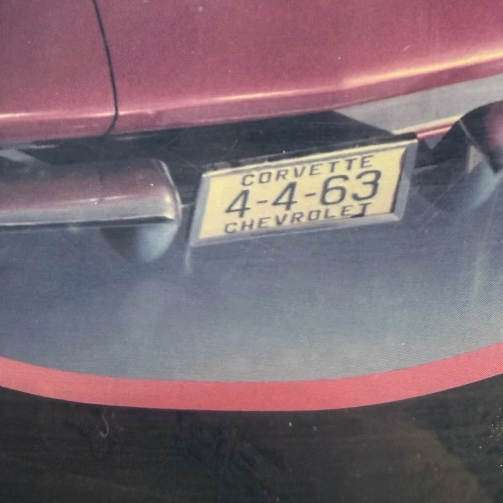 Corvette visible scratches