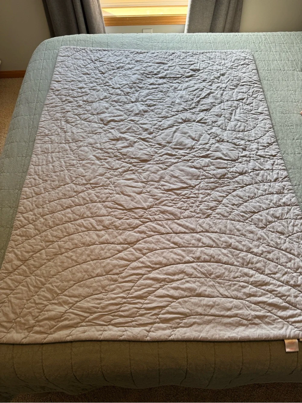 Pottery Barn Kids quilt paw
