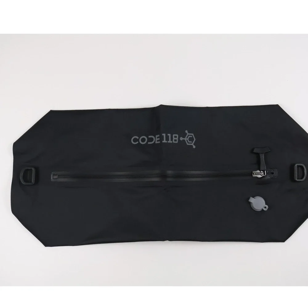 Code 118 Travel Bag Waterproof, Dry Bag, Black Air Valve, One NEW