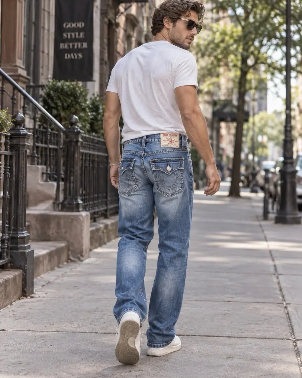 True Religion Ricky Relaxed Straight Jeans Men’s 28 Blue