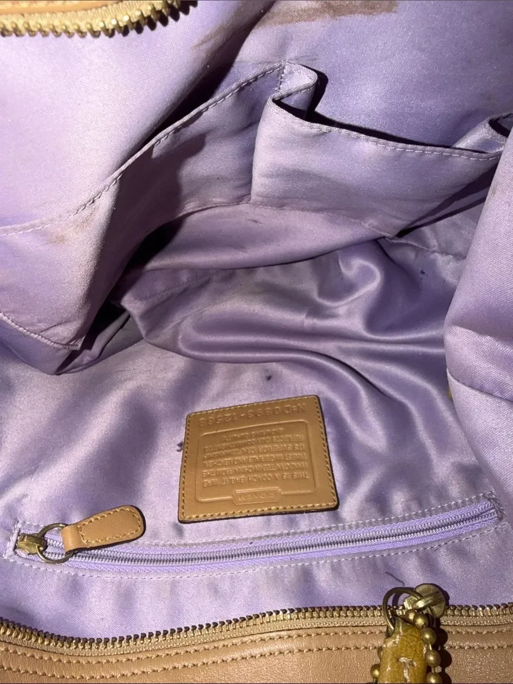 Coach signature canvas