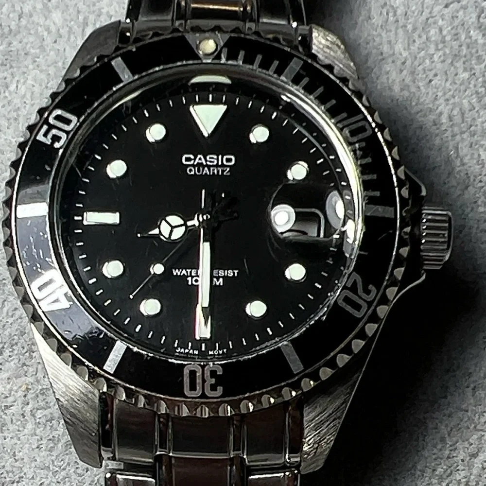 Casio MTD-1010 Black Dial Watch
