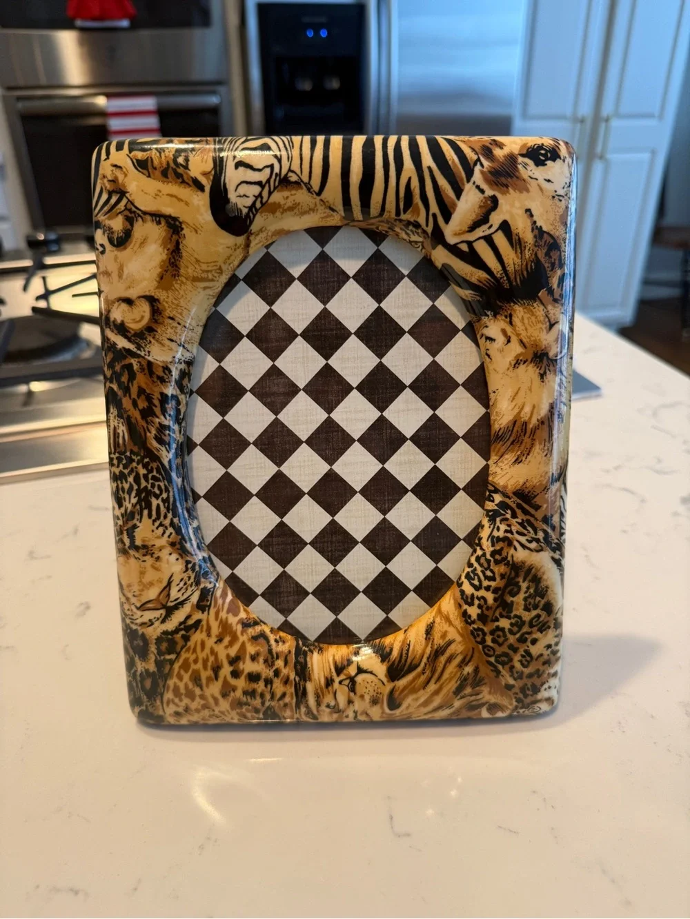 Safari Animal Print Picture Frame safari animal
