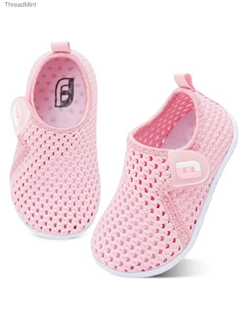 Toddler Water Shoes Slip On Hook & Loop Breathable Barefoot Sneakers