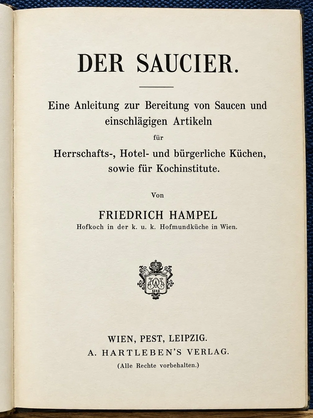 A. Hartlebens Verlag hartleben verlag