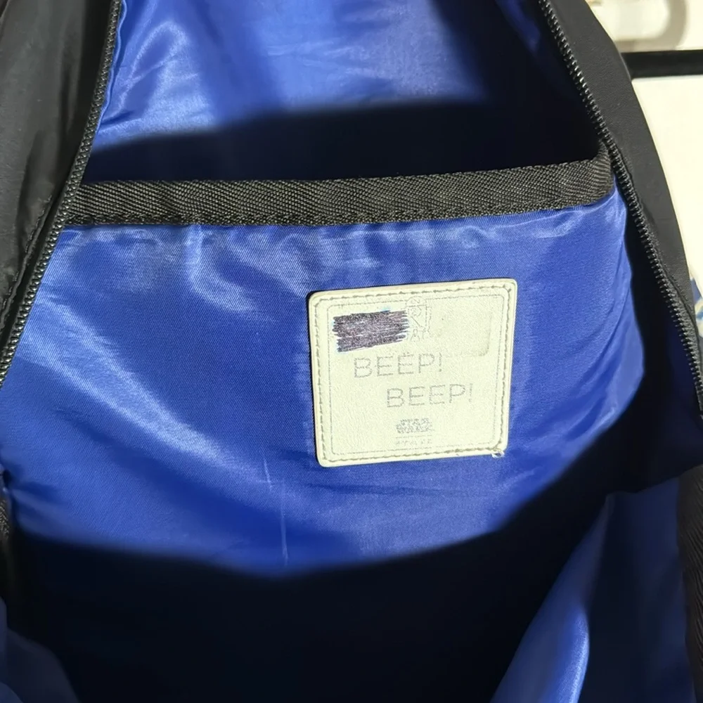 Star Wars State Kids Black Backpack with Blue Accents