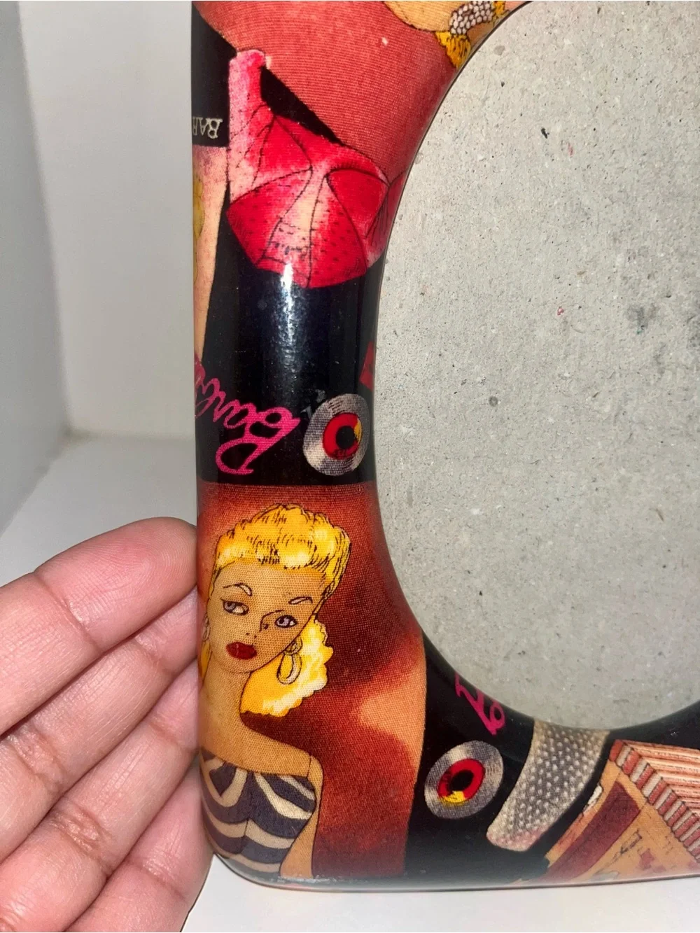 Barbie branded oval