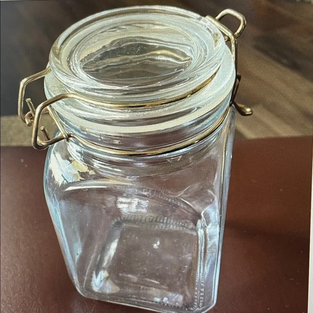 Hinged Lid Clamp Airtight Sealed Jar