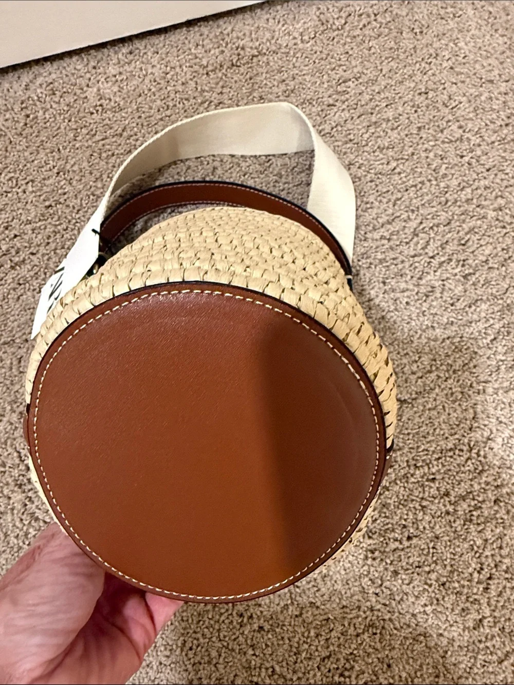 Zara woven straw