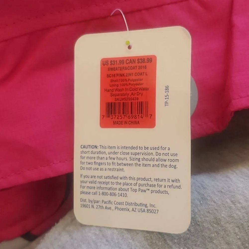 Top Paw new tags