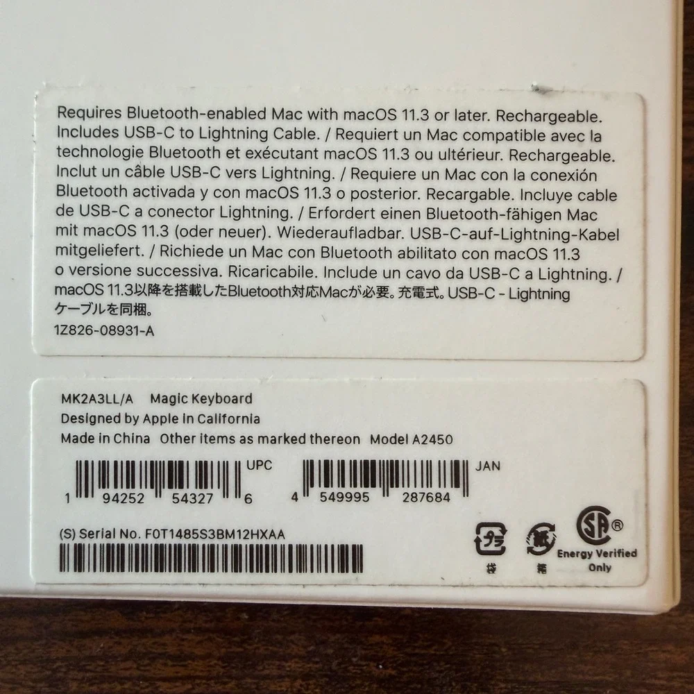 Apple magic keyboard