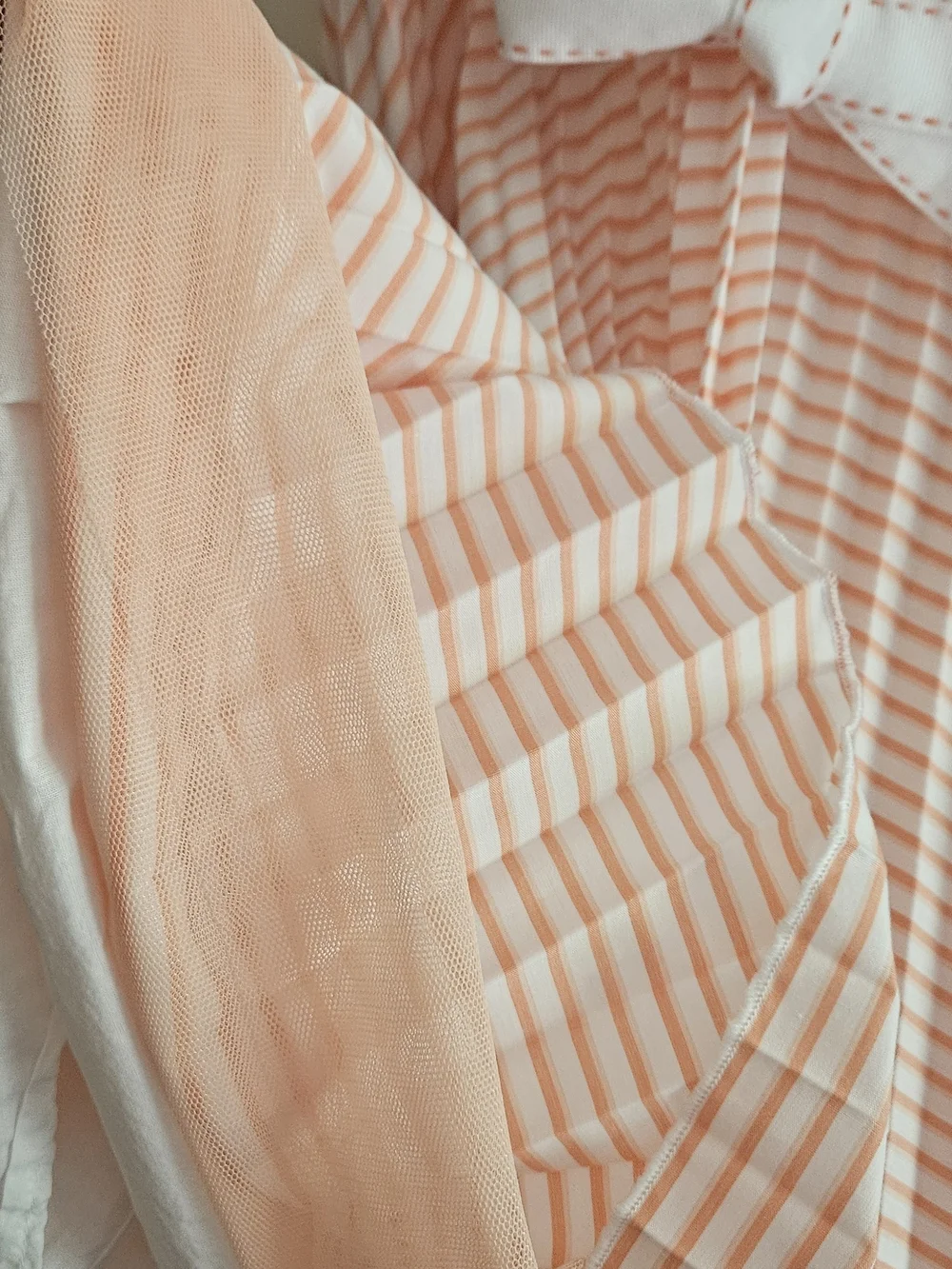 The Children's Place Peach-Striped Pleated Dress. Summer, School, Fairy, Cute
