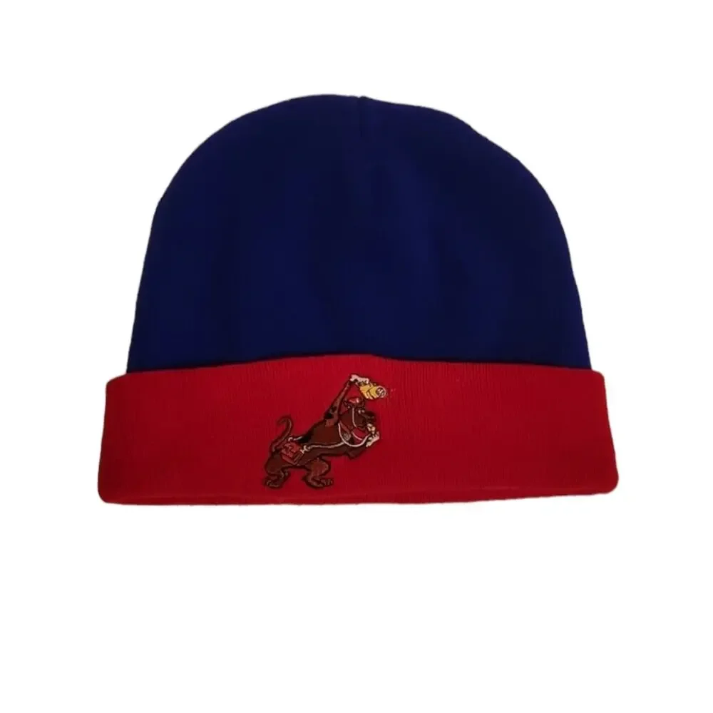 Vintage‎ Scooby Doo Beanie Hat Cap Youth Size 4-7X Hanna-Barbera Cartoon Blue