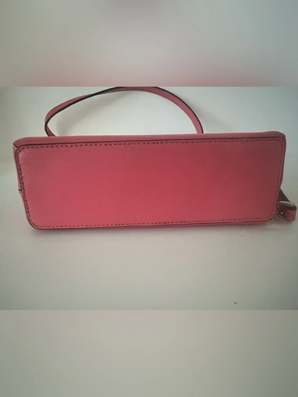 kate spade New York Pink Saffiano Dome Crossbody with Chain
