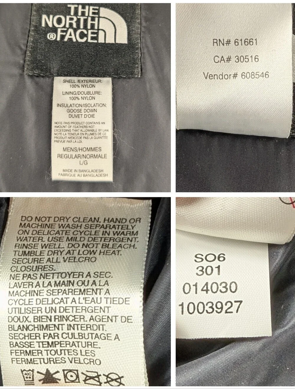 The North Face details f549r