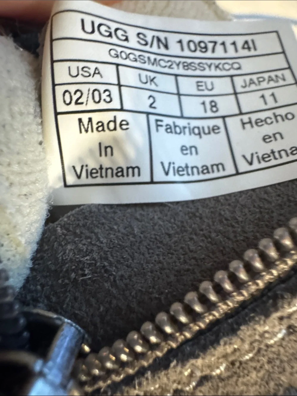 UGG soft suede